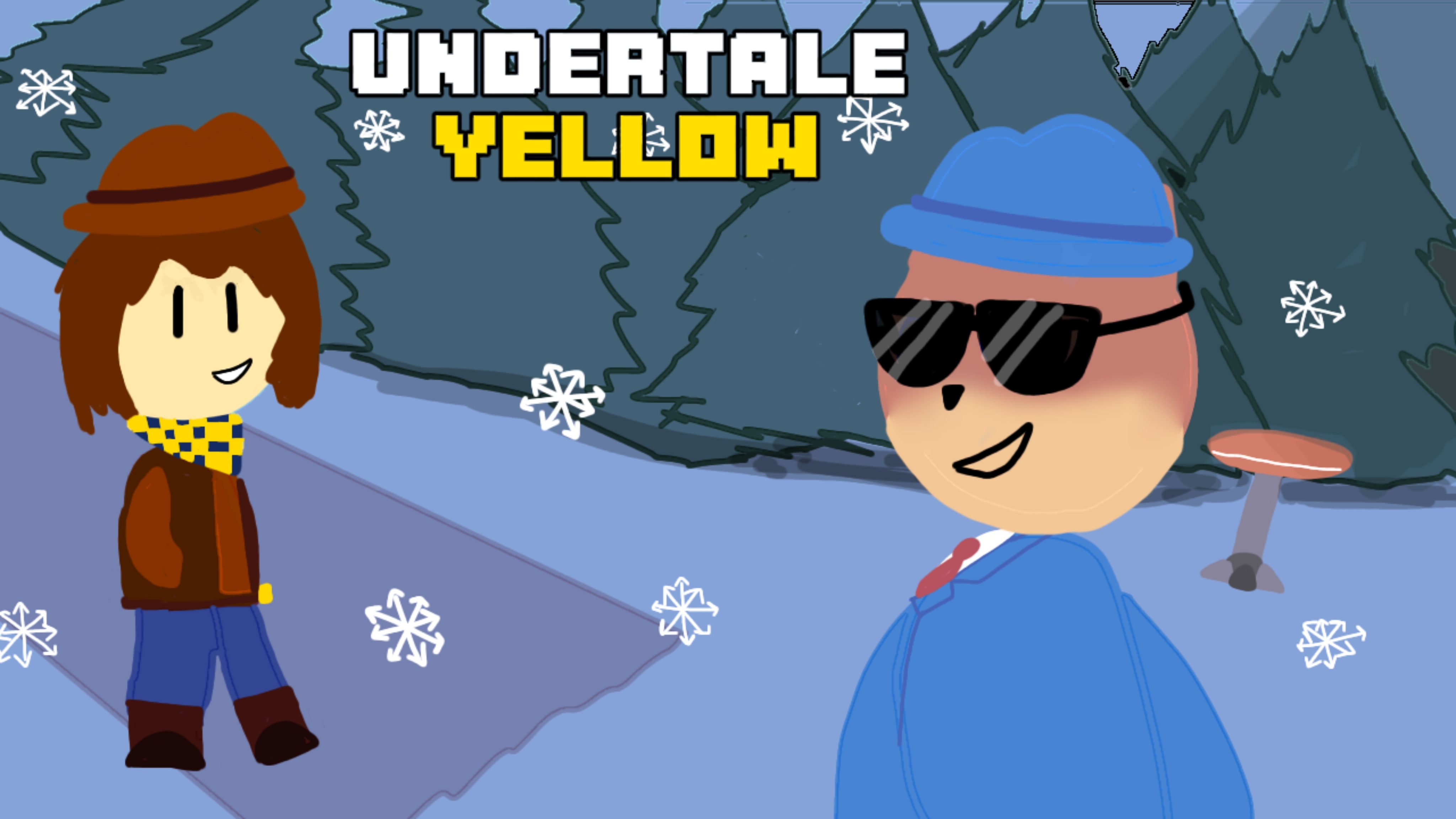 СНЕЖОЧЕК И МЁД - Undertale Yellow #3 смотреть онлайн