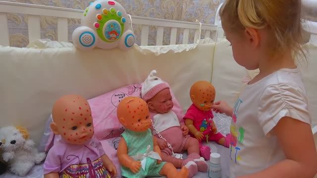 Настя как мама и её куклы пупсики смотреть онлайн