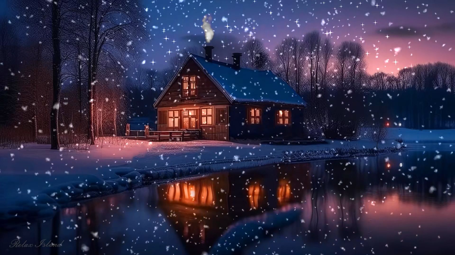 ОЧЕНЬ КРАСИВАЯ УСПОКАИВАЮЩАЯ МУЗЫКА ДЛЯ СНА 🎵 ЗИМНЯЯ РАССЛАБЛЯЮЩАЯ МУЗЫКА ДЛЯ ДУШИ И ЗВУКИ ПРИРОДЫ смотреть онлайн