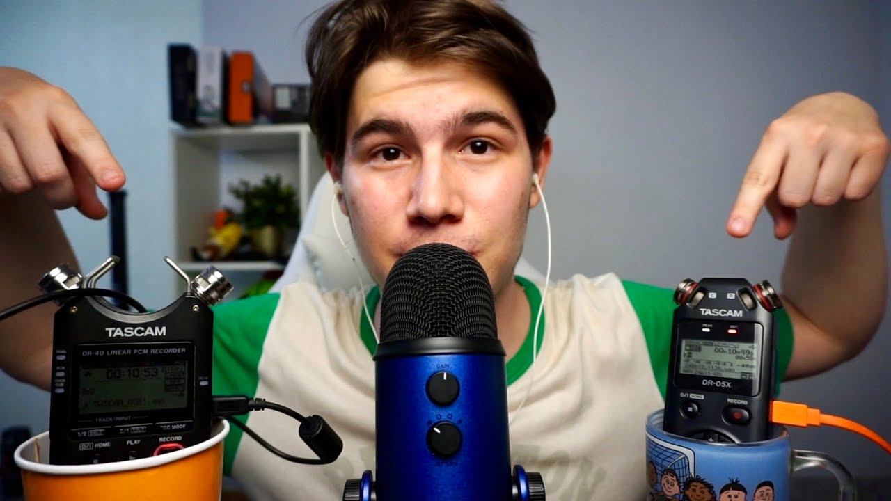 АСМР НА 3 МИКРОФОНА смотреть онлайн