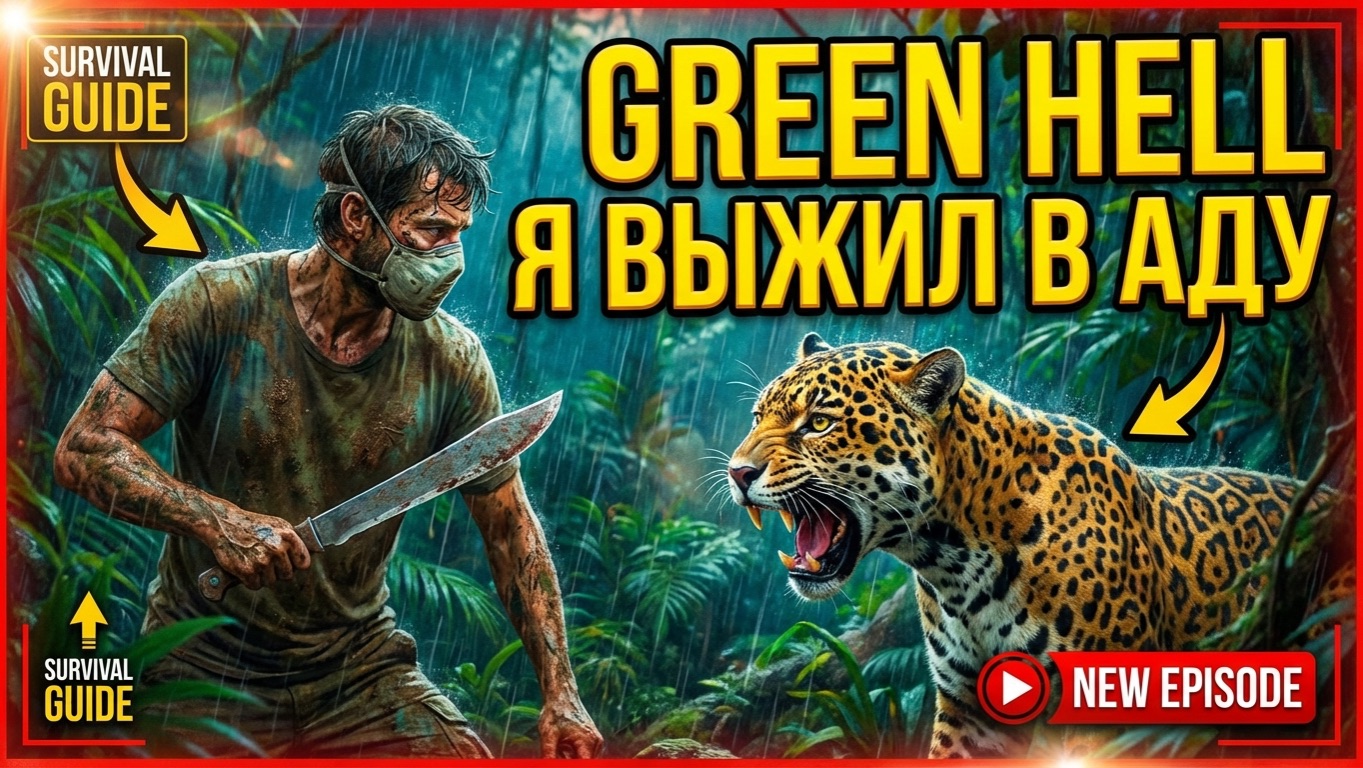 Исследую джунгли в игре GREEN HELL смотреть онлайн