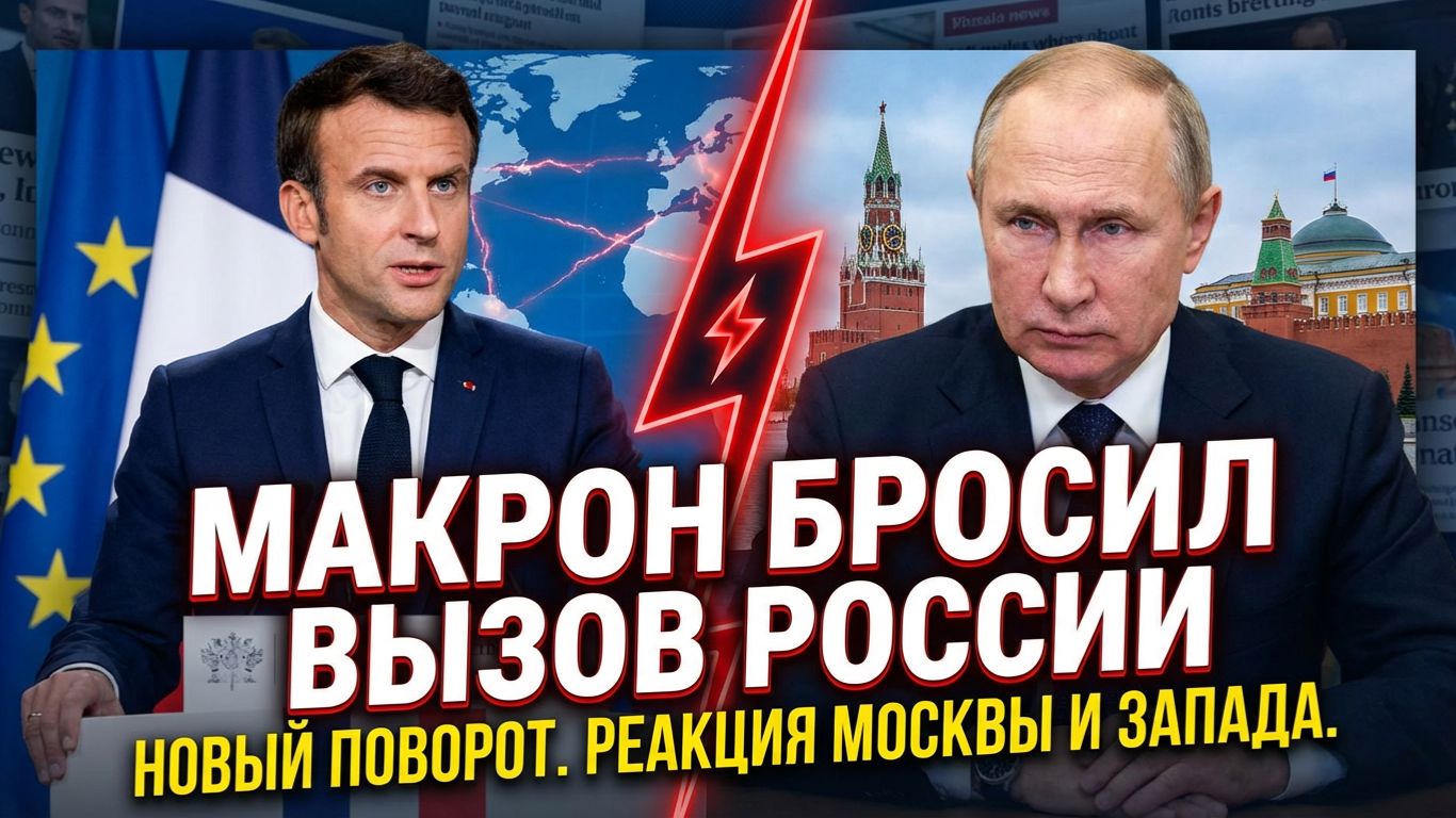 Макрон шокировал мир: вызов России и возможные последствия смотреть онлайн