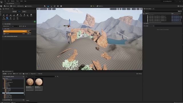9_Creating a Simple Landscape Using Landmass смотреть онлайн
