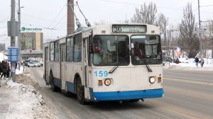 Троллейбус Екатеринбурга ЗиУ-682Г [Г00] борт. №159 маршрут 36 на остановке "Трансагенство"