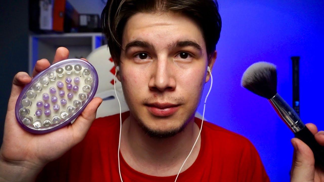 АСМР МАССАЖ ЛИЦА - ВИЗУАЛЬНЫЕ ТРИГГЕРЫ ДО МУРАШЕК смотреть онлайн