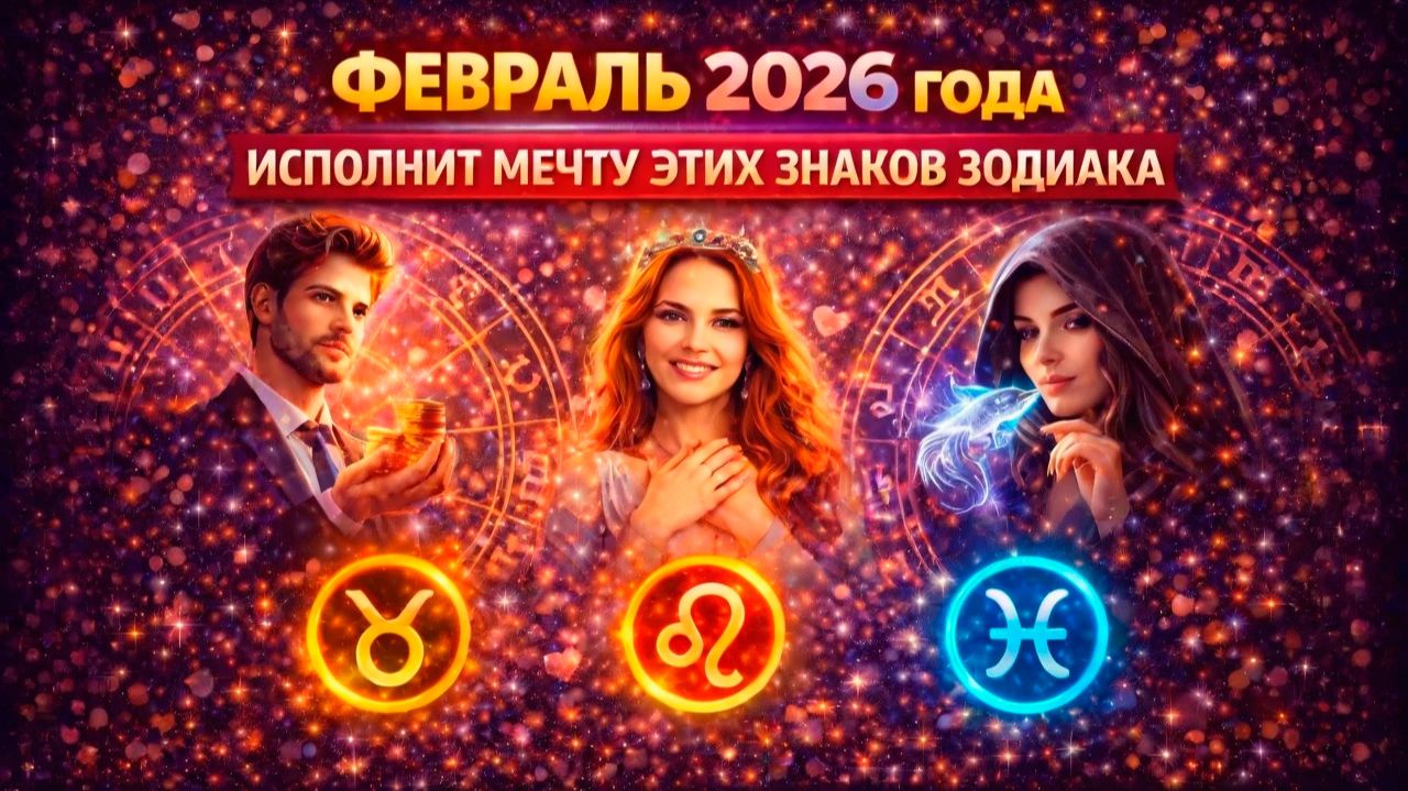 Февраль 2026 года исполнит мечту этих знаков Зодиака смотреть онлайн