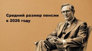 Средний размер пенсии в 2026 году