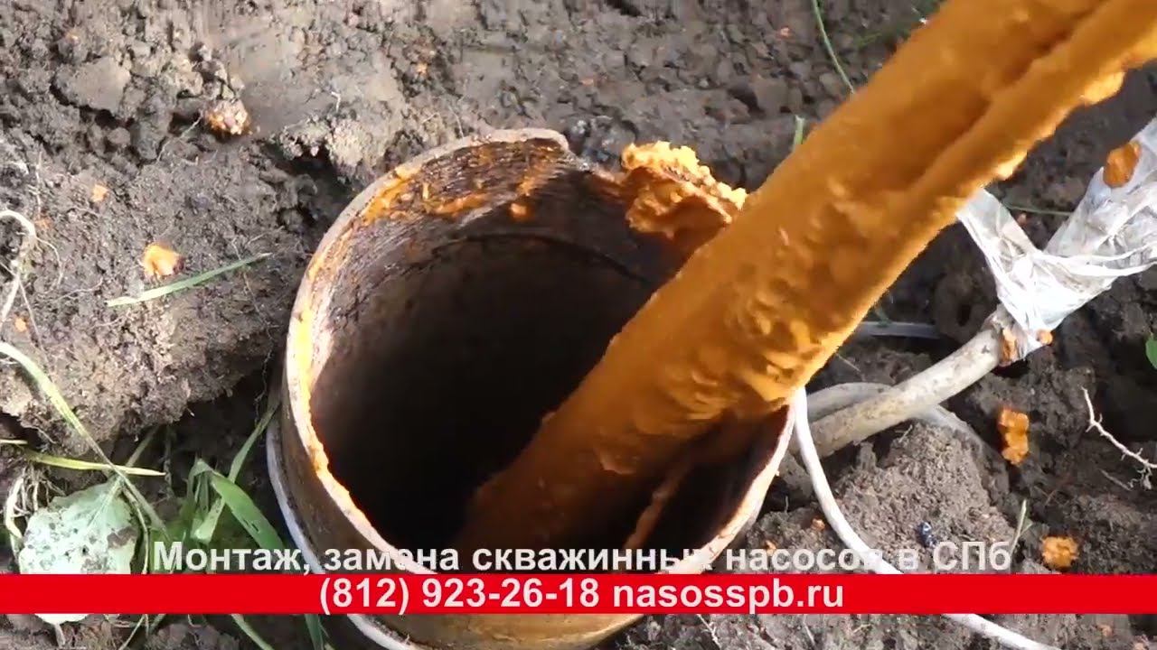 ПРОКАЧКА артезианских СКВАЖИН компрессором, продувка промывка, очистка от осадка железа песка эрлифт смотреть онлайн