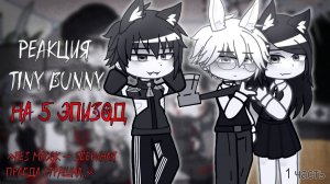 Реакция Зайчик на 5 эпизод / Персонажи новеллы / Гача реакция / Tiny Bunny