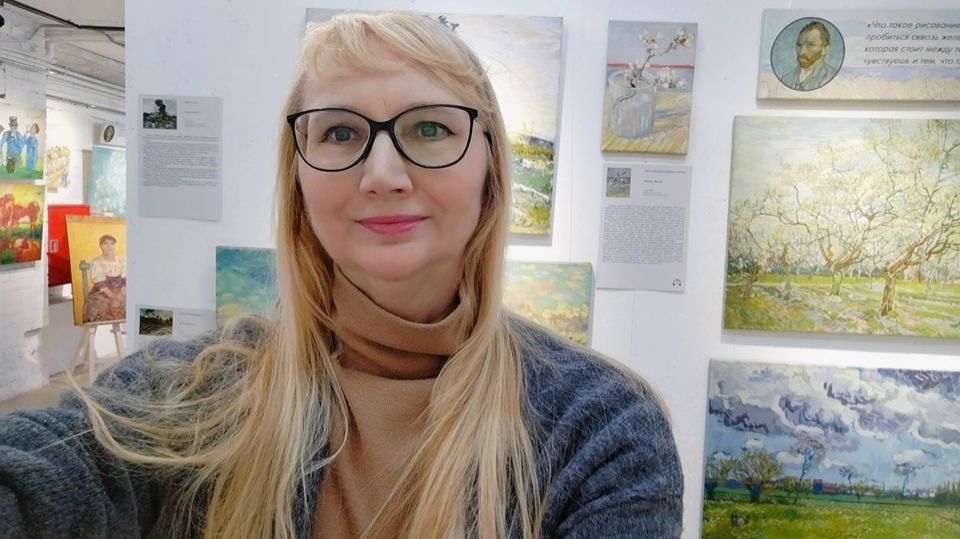 На выставке Ван Гога смотреть онлайн