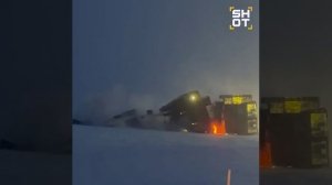 в США мобильная буровая установка рухнула на Аляске