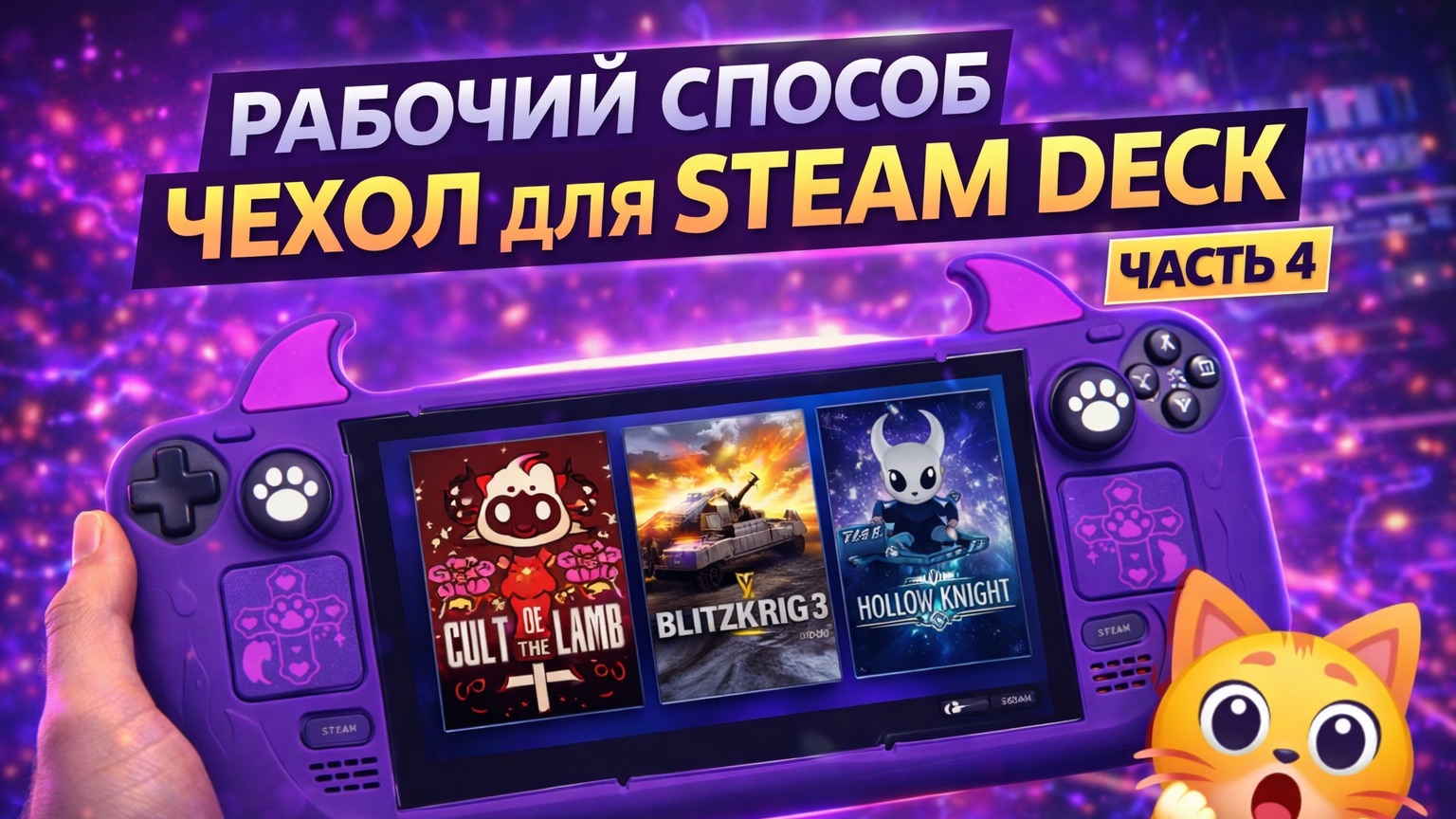 Рабочий способ : чехол для SteamDeck