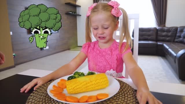 Настя и папа - новая серия про правильное питание! Nastya an смотреть онлайн