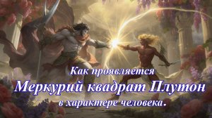 Проявления натального аспекта Меркурий квадрат Плутон.