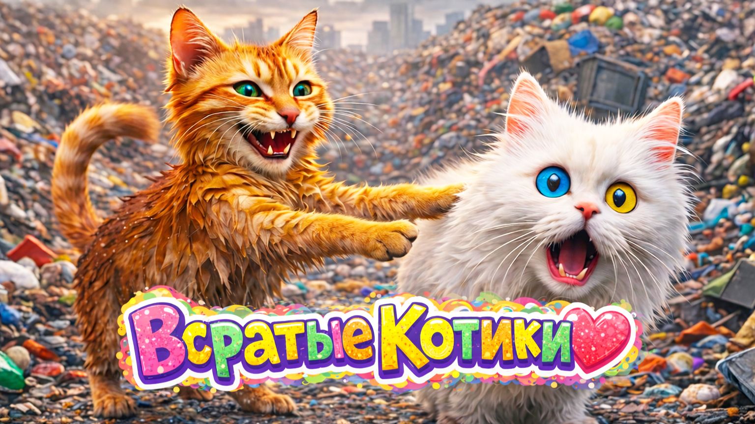 ВСРАТЫЕ КОТИКИ: О ЛЮБВИ | Рыжий и Белая (До слёз) смотреть онлайн