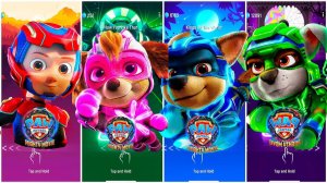 Мультики для Детей Щенячий Патруль Tiles Hop - РАЙДЕР,  СКАЙ, ГОНЩИК, РОККИ