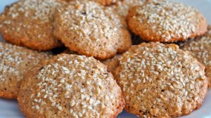 Овсяное домашнее печенье | Рецепт с орехами, изюмом и тмином + корица, яблоко и миндаль