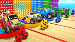 Классные мультяшки про машинки с весёлыми песенками для детей и малышей