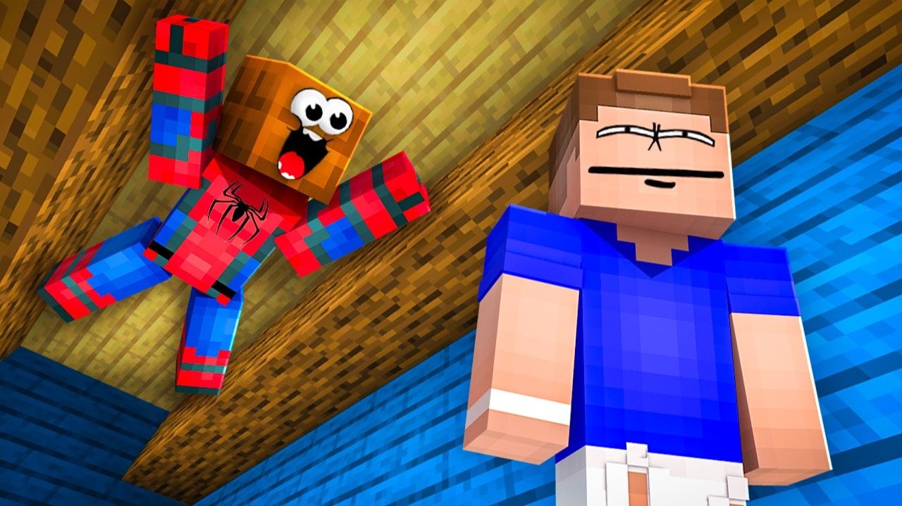 Используй СУПЕРГЕРОЙСКИЕ ЧИТЫ в ПРЯТКАХ в Майнкрафт! Minecraft смотреть онлайн