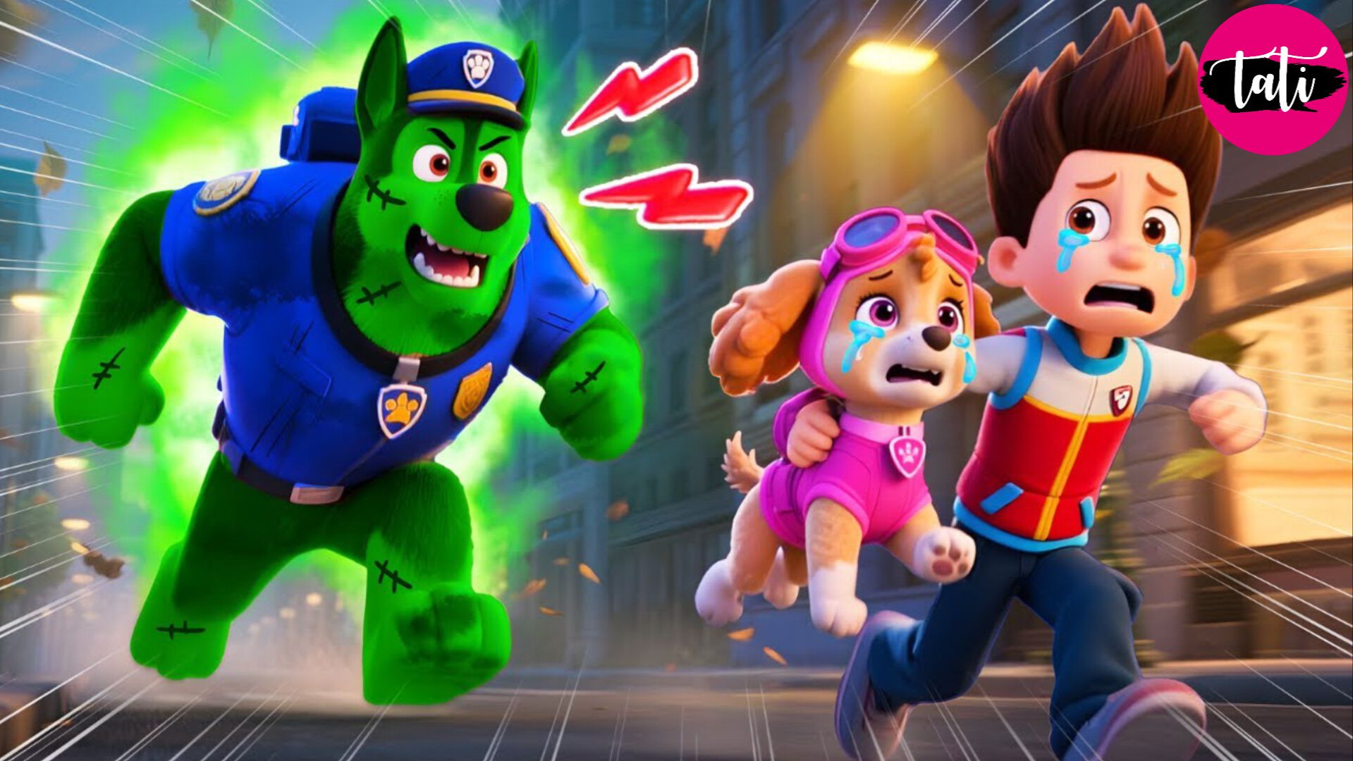Щенячий патруль и Маршалл. Залипательное видео. Мультфильм для детей и малышей. Анимация 128 смотреть онлайн