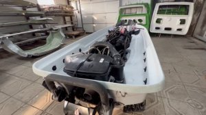 BRP SEA DOO GTI, меняем нижний корпус на стеклопластик.
