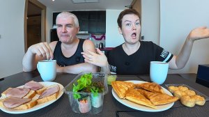 Мукбанг чуть не ПОРУГАЛИСЬ с Вованом, СПОРИМ про продление ВИЗЫ в Таиланде! ВЫВОДЫ! Семейный завтрак
