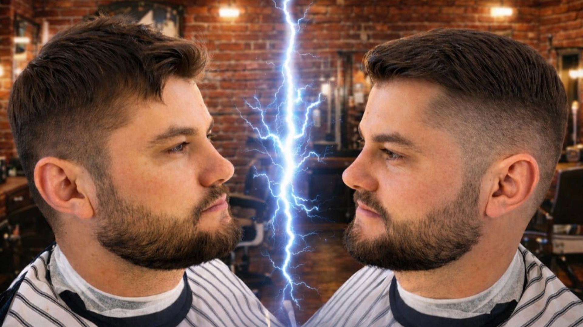 Классическая мужская стрижка машинкой смотреть онлайн