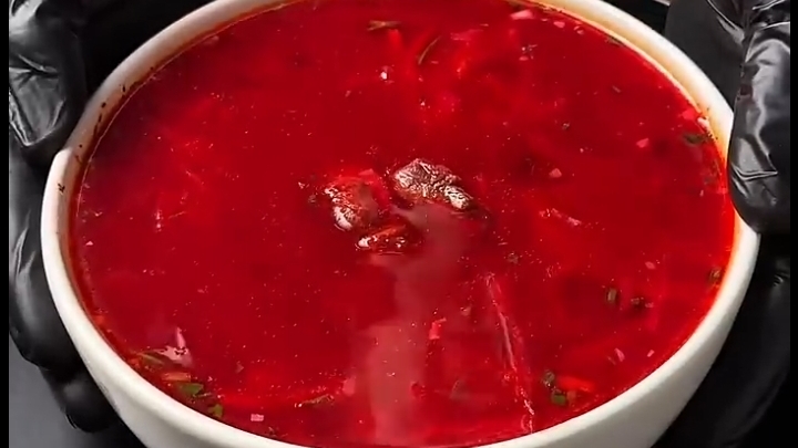 БОРЩ с говядиной...🍲🥩😋 смотреть онлайн