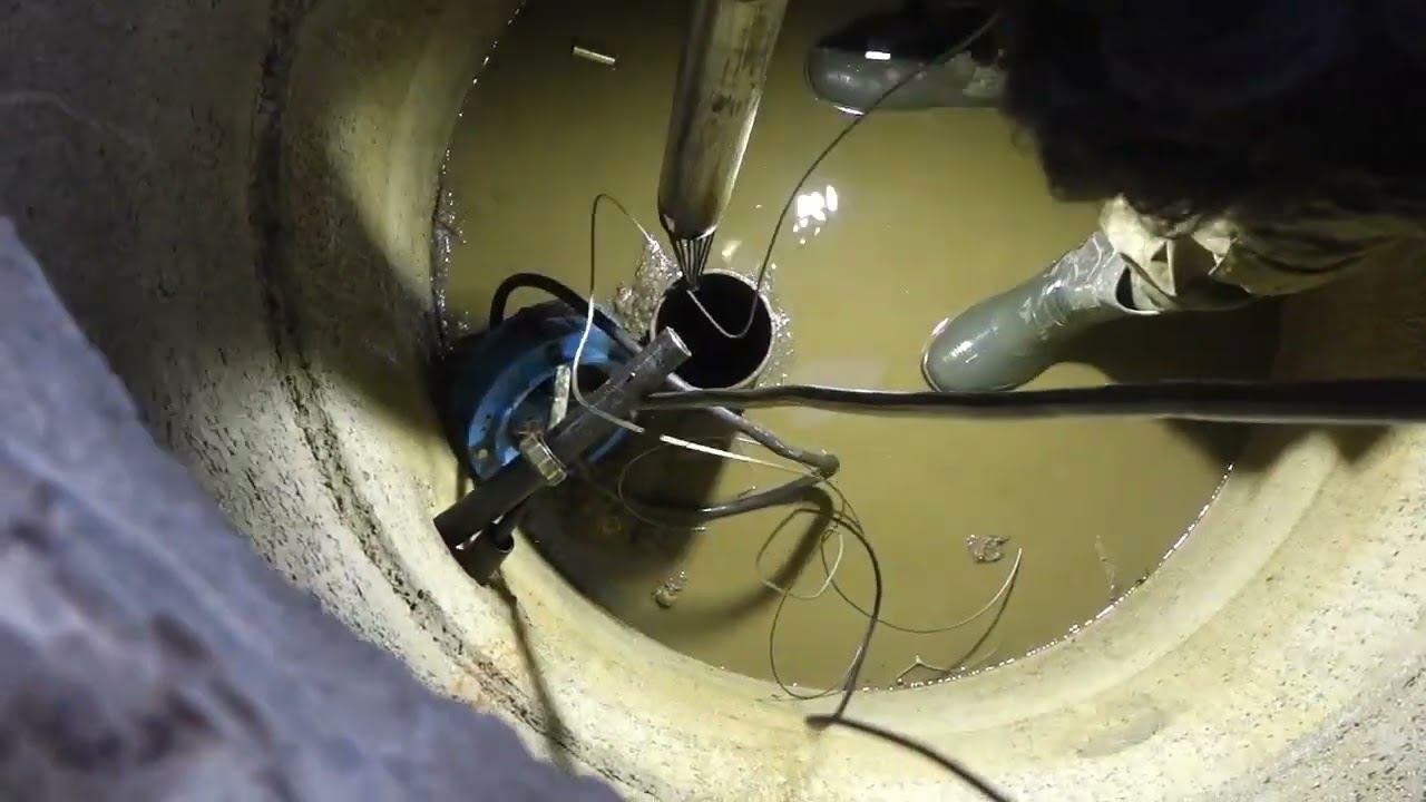 Как достать насос из скважины подъем насоса со 100 м когда разошлась труба и насос повис на кабеле смотреть онлайн