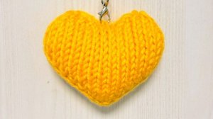 МК Сердце спицами