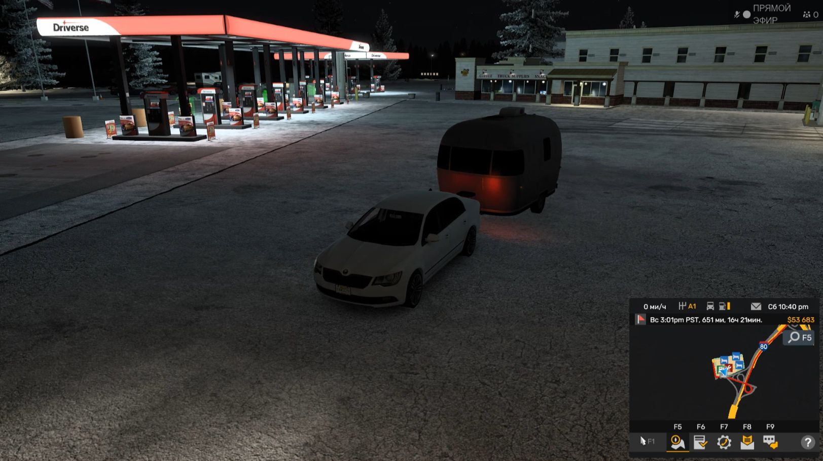 American Truck Simulator Едем по Америке! Едем на машине ! Везём игрушки! ч1 смотреть онлайн