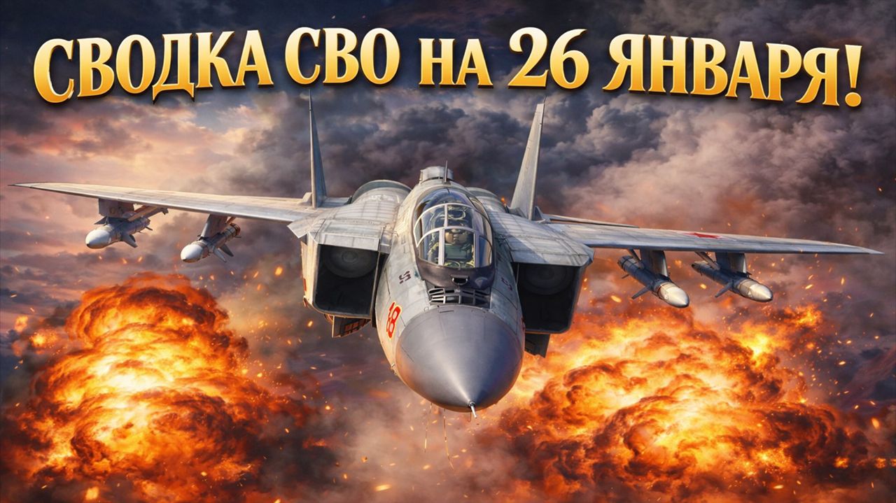 Сводка СВО на 26 января. Новости СВО. Война СВО на Украине. Новости сегодня 26.01.2026 смотреть онлайн