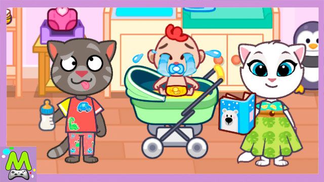 Говорящий Том и Анджела стали Папой и Мамой.Мир Тома и его Друзей.Игра в Которой Возможно Все смотреть онлайн