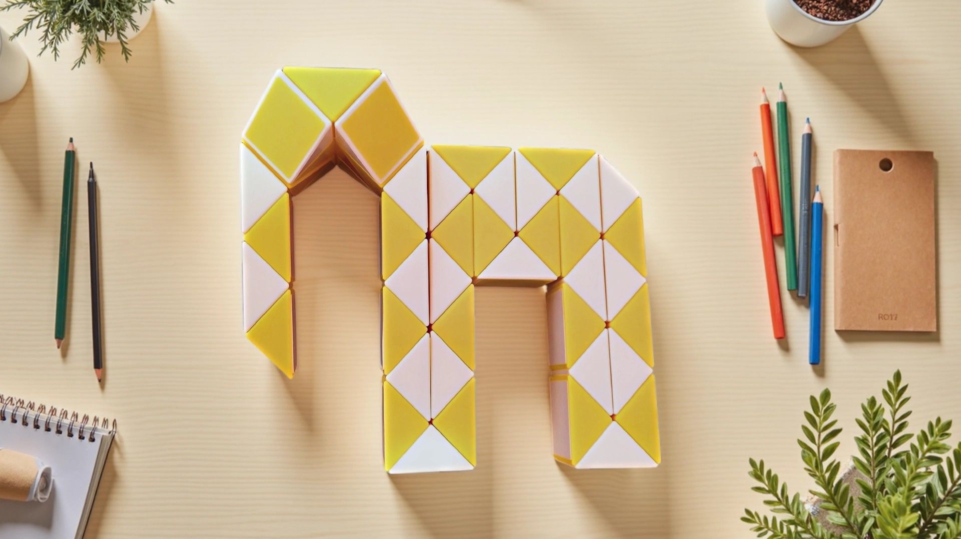 Как сделать СЛОНА из змейки Рубика 🐘 пошаговая инструкция. смотреть онлайн