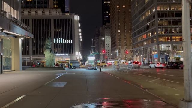 Нью-Йорк в 3 часа ночи. Кадры без монтажа. смотреть онлайн