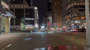 Нью-Йорк в 3 часа ночи. Кадры без монтажа.