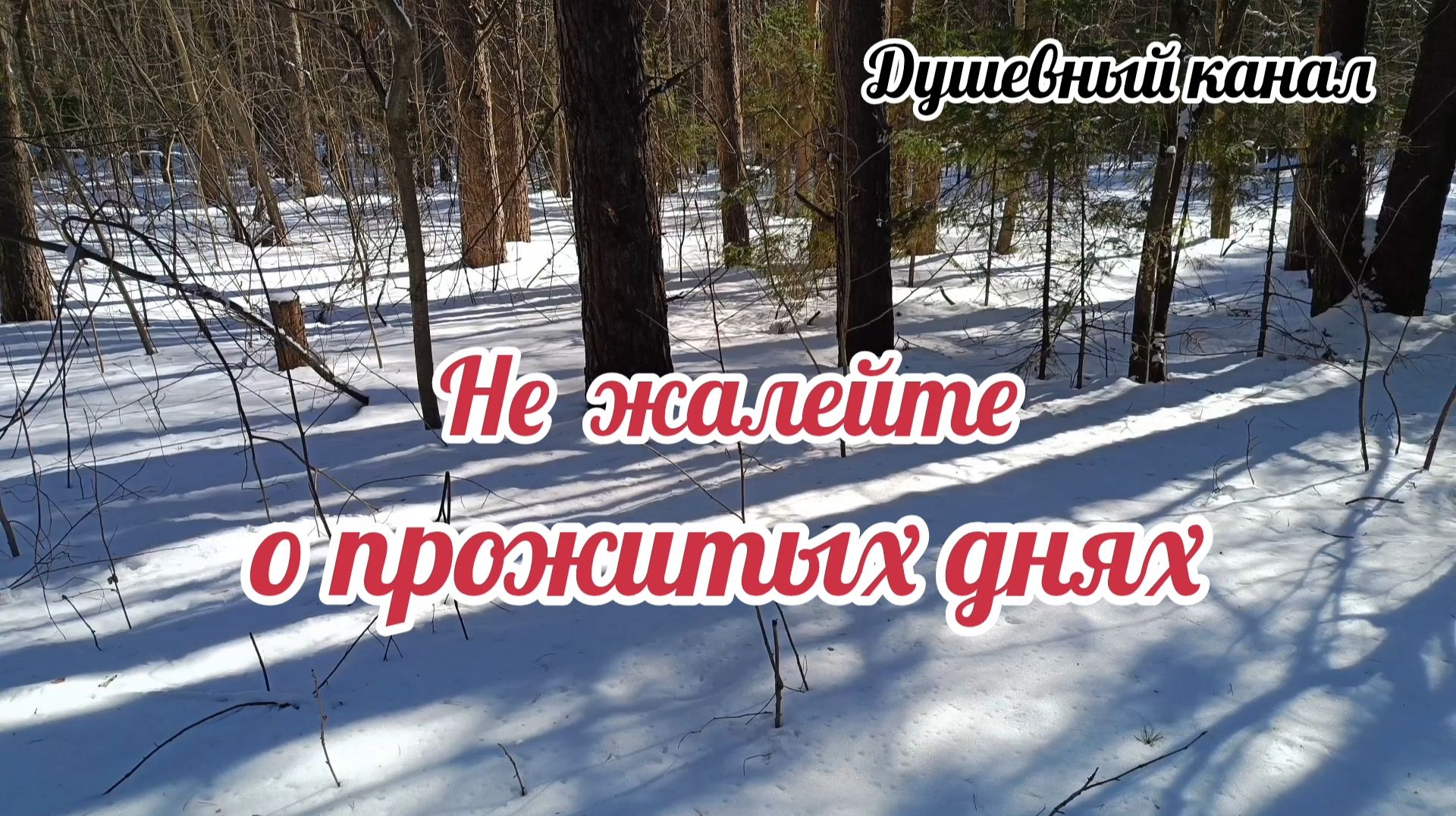 НЕ ЖАЛЕЙТЕ О ПРОЖИТЫХ ДНЯХ смотреть онлайн