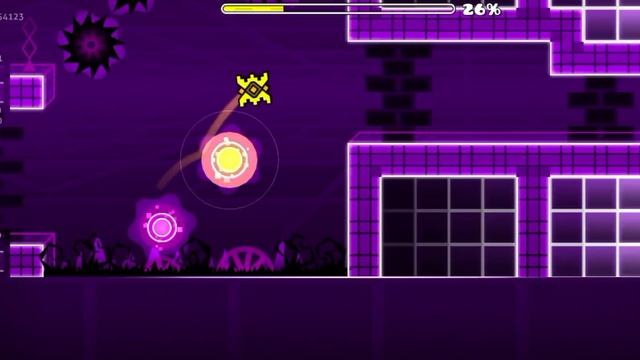 прохожу 4из5 уровней в Geometry Dash смотреть онлайн