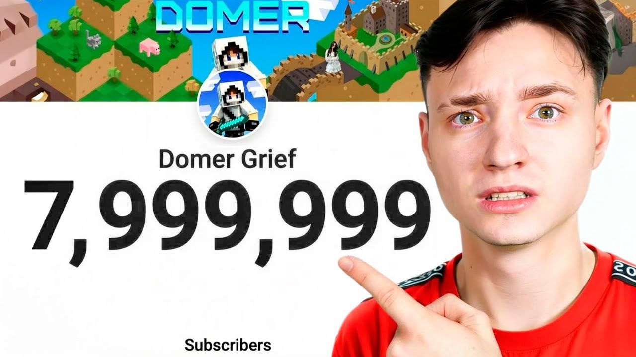 (Domer Grief) Я НЕ МОГУ ПОВЕРИТЬ ОБРАТНЫЙ ОТСЧЕТ ДО 8 МИЛЛИОНОВ СТРИМ ДОМЕРА смотреть онлайн