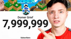 (Domer Grief) Я НЕ МОГУ ПОВЕРИТЬ ОБРАТНЫЙ ОТСЧЕТ ДО 8 МИЛЛИОНОВ СТРИМ ДОМЕРА