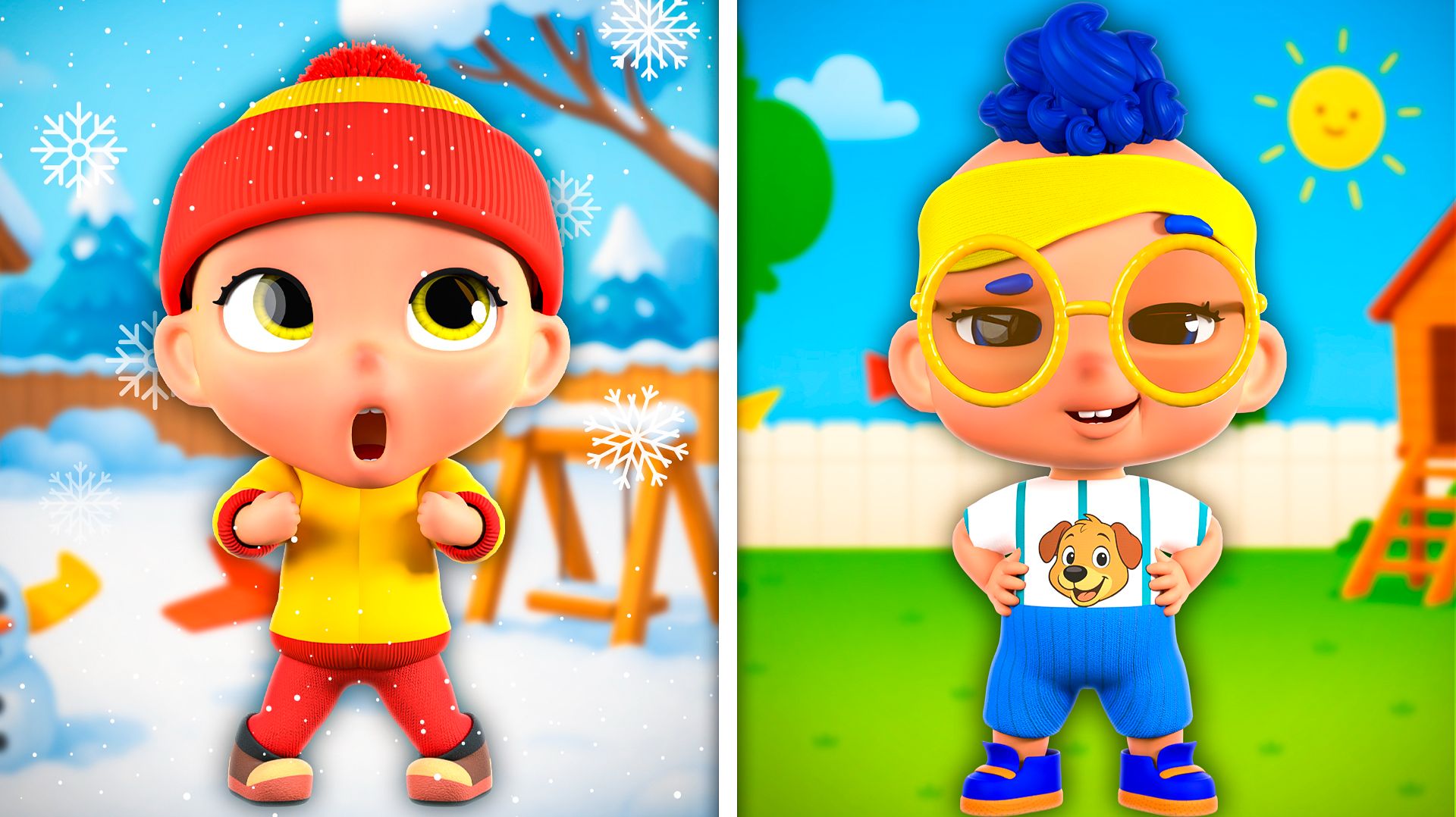 Карапузы DB выбирают одежду! | D Billions Детские Песни смотреть онлайн