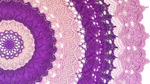 30.Вязание крючком. 99-101 ряды. Салфетка Arcanowave. Мастер-класс по вязанию.mp4