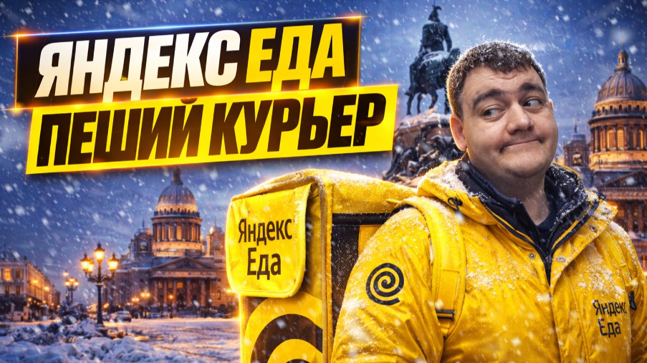 яндекс еда - пеший курьер (выполнил цель 26 заказов за 1 день) смотреть онлайн