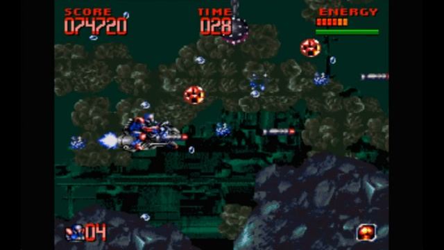 Super Nintendo (Snes) 16-bit Super Turrican 2 Stage 3-3 Прохождение смотреть онлайн