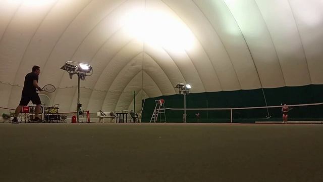 Респект Олесе за супер треню пронации в теннисе! смотреть онлайн