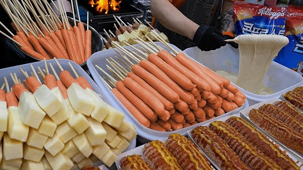 королевский хот-дог сыром из Кореи смотреть онлайн