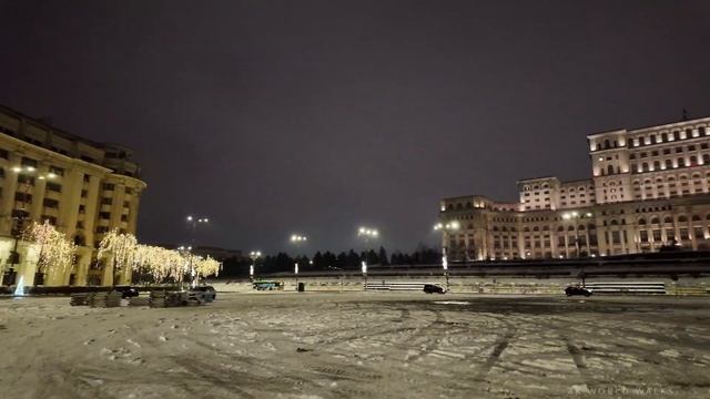 Бухарест прекрасен зимой прогулка по городу январь 2026 ❄️ смотреть онлайн