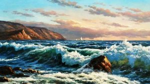 Морские пейзажи художника Максима Ильина