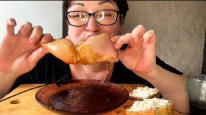 И опять 25🤦кому ИНДЕЙКА, а кому СВИНЫЕ уши, мы все разные от слова совсем/Мукбанг Ем и худею!