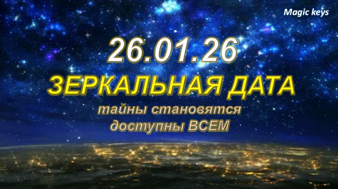 26.01.26🔥.ЗЕРКАЛЬНАЯ ДАТА🔥Тайны становятся доступны🦋🦋 🦋 смотреть онлайн